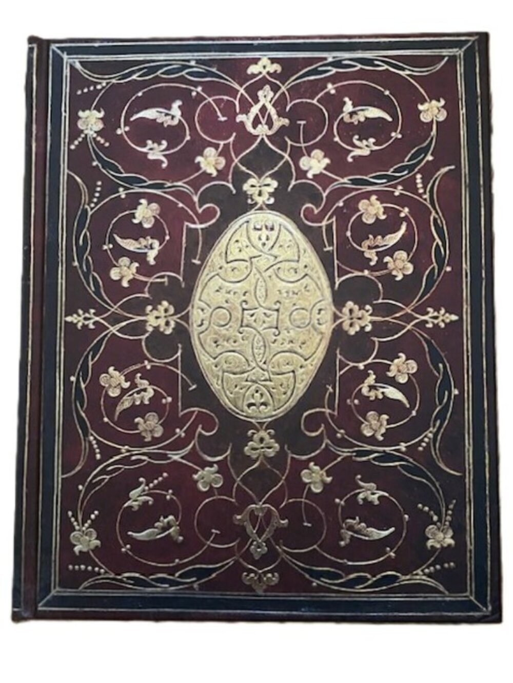 Bordeaux Journal Diary Notebook, ornate gilded HC NEW in packaging